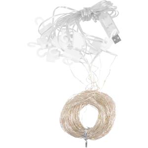 Luxshiny Led Curtain Lights 3*3m Hanging Fairy Lights Aesthetic Decor for Wedding Party