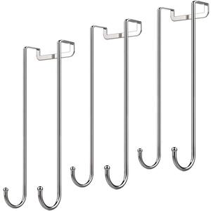 Over The Door Hook Length 11.8 inch Heavy Duty Door Hanger for Home Kitchen Office