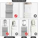 Foloda Bed Sheet Holders, 8 pcs Adjustable Fitted Sheet Straps for Bed Corner, bedsheet Holder Clips Fasteners Suspenders Locker Gripper Scrunchie, Keep Sheet in Place (Grey)