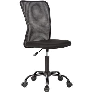BestOffice Ergonomic Office Chair Desk Chair Mesh Computer Chair Armless Back Support Modern Executive Rolling Swivel Chair with Lumbar SupportBlack