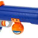 Nerf Dog Tennis Ball Blaster Dog Toy Blue/Orange, 16 Inch Compact Blaster with 1 Ball