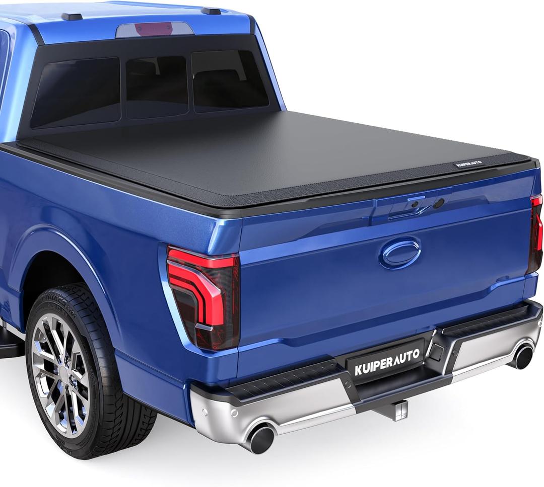 Soft Roll-Up Truck Bed Tonneau Cover Compatible for 2015-2023 Ford F150 Styleside (Not for Flareside) 8' Bed