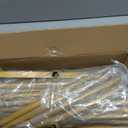 Wedding Arch Backdrop Stand,6.6FT,6FT Wedding Arch Frame for Party Gold Metal Arch Stand Set of 2 for Wedding Ceremony Baby Shower Graduation Decoration