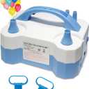 Balloon Pump Electric, Portable Automatic Dual Nozzle Inflator 110V 600W/Blower for Party Decoration,Home