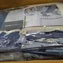 Madison Park Queen Comforter Set Vintage Floral Reversible Comforters Queen Size Bed, All Season, Down Alternative Bedding Queen Size Comforter, Bedskirt, Pillows, Shams, Salara, Queen Blue 7 Piece