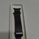 Genuine Leather Watch 8 Band for Men Compatible with Samsung Galaxy Watch 8 40mm 44mm/ 8 Classic 46mm, Magnetic Buckle Design Breathable Adjustable Wristbands Replacement Strap (A2-Black)