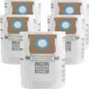 for Shop Vac Bags 5-8 Gallon, Type E 90661 9066133, Type H 90671 9067133; VF2004, VHBS VDBS High- Efficiency Disposable Vacuum Collection Filter Bags 5 Pack