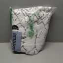 Lahome Moroccan Round Rugs 4Ft Washable Non-Slip Small Round Area Rug for Bedroom Soft White Low-Pile Round Throw Rug, Modern Geometric Print Indoor Circle Rugs for Kitchen Living Room Nursery Hana