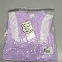 SUNNY PIGGY Baby Girl Clothes Infant Sleeveless Jumpsuit One Piece Romper Newborn Overalls Outfits Bodysuit with Hat (6-12 Months, Purple-lace)