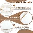 35 Pcs Invisible Hair Net for Buns, 20 Inch Strong Nylon Elastic Mesh Wig Nets Hairnet Hairs Accessories for Women Men Ballet, Food Service Workers, Kitchen Daily Styling (Brown)
