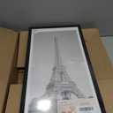 upsimples 11x22 newspaper frame, Display Pictures 10x20 with Mat or 11x22 Without, Wall Hanging Photo Frame, Black, 1 Pack