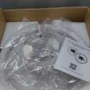 zouzai Low Profile Ceiling Fan with Lights and Remote, 18.9 inch Modern Ceiling Fans Flush Mount, Dimmable LED Fan Light, Ceiling Fans with Lights for Bedroom (White, Frosted Ring)