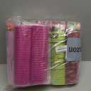 Woanger 10 Rolls Watermelon Stripe Wired Edge Ribbon and Mesh Ribbon for Summer DIY Gift Wrapping, Crafts, Home Wreath, Party Decor - 2.5inx7 Yard and 10inx10 Yard (Colorful)