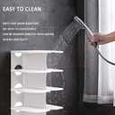 6-Tier Narrow Shoe Rack for Small Entryways, Space-Saving Adjustable Stackable Shelves, Free Standing Shoe Organizer for Closet, Corner, Doorway, White