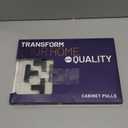 Ravinte 10 Pack Black Square Bar Cabinet Knobs 2 Inch Square Cabinet Pulls Matte Black Single Hole Kitchen Cabinet Handles