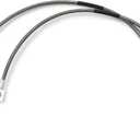 MSCRP 89702 Front Stainless Brake Lines for 87-06 Jeep TJ/YJ/XJ With 4"-6" Suspension Lift Kits