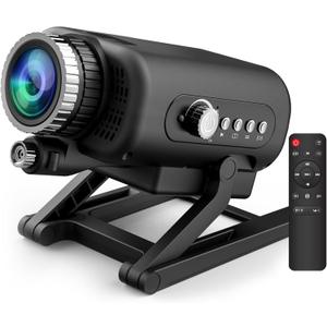 60-in-1 Galaxy Projector, HD Home Planetarium Projector with Built-in Non-Fading Scenes, 3D Star Light Projector for Bedroom, Twinkling Star & Meteor, Bluetooth Speaker & White Noise, Birthday Gifts
