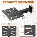 Mount Vise & Grinder, Carbon Steel Heavy Duty Mount for Bench Grinder Stand