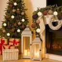 16 Pcs 2.36 Inches Neutral Christmas Balls Ornaments Rustic Boho Brown White Hanging Balls Ornaments Modern Farmhouse Christmas Decor for Xmas Tree Bowl Basket Vase Fillers