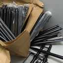 6 Pack 10 ft Heavy Duty Metal String Light Poles Adjustable Outdoor Lighting Stand for Patio,Backyard,Garden,Party & Wedding Rustproof & Sturdy with Hooks