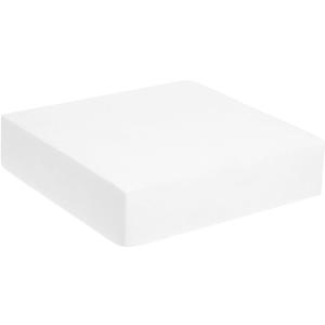 uxcell Square Foam Cake Dummy Set, 8"x 8"x 2" Fake Cake Model Photo Prop Ornament for Wedding Supplies Birthday Cake Decoration, White