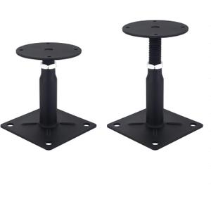 2 Pack Adjustable 4" to 7" Floor JackMini Screw JackAdjustable Support Jack for The Floor,Post Floor Joist Jack,RV Step Stabilizer,House Jacks for Leveling.