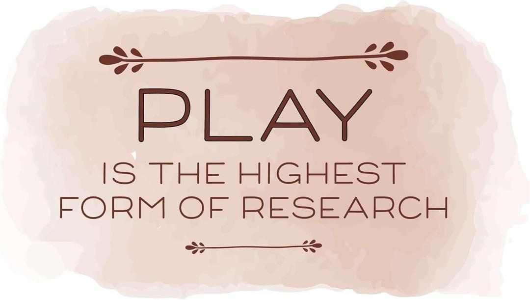 Children The Highest Form of Research Happiness Quote Wall Decal Decoration Play Quotes Life Quotes Life Motivation Inspiration Quotes Lasts Years and Easily Removable - Size: 30 in(W) x 18 in(H)