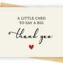 50 Pack 350GSM | Thank You Gifts | Thank You Cards with Envelopes | Small & Baby Shower & Wedding Thank You Cards | Thank You Notes & Cards for Teacher, Graduation, Business, Holiday, and Christmas