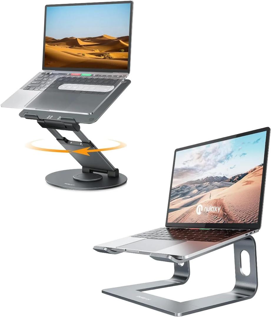 Nulaxy LS18 Telescopic 360 Rotating Laptop Stand C3 Laptop Stand