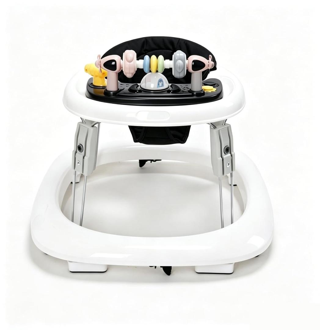 Baby Walker Seat Cushion, Full Wrap-Around Cushion, Black