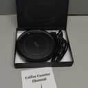 Smart Coffee Warmer, BESTINNKITS Auto On/Off Gravity-Induction Mug Warmer for Office Desk Use, Candle Wax Cup Warmer Heating Plate (Up to 131F/55C) (Black)