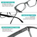 SIGVAN Reading Glasses 5 Packs Blue Light Blocking Eyeglasses Quality Spring Hinge Colorful Computer Readers for Women Men, +2.50