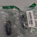 AN10 One Way Non Return Check Valve 10AN to AN10 Male Flare Inline Fitting Aluminum Black 2PCS