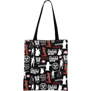 MNIGIU TV Series Cosmetic Bag TV Series Merch TV Series Fans Gift TV Series Themed Gift (Run-out Black Tote)