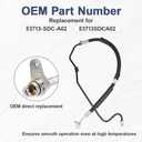 Power Steering Pressure Hose Assembly Compatible with Honda Accord L4 2.4L 2003-2007, Compatible with Acura TSX L4 2.4L 2004-2008, Replacement for 53713-SDC-A02 53713SDCA02