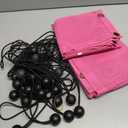 JeCar JLU Sun Shade Mesh Sunshade Provides UV Sun Protection Exterior Accessories Compatible with Jeep Wrangler 2018-2024 JL Unlimited 4 Door Front & Rear, Pink