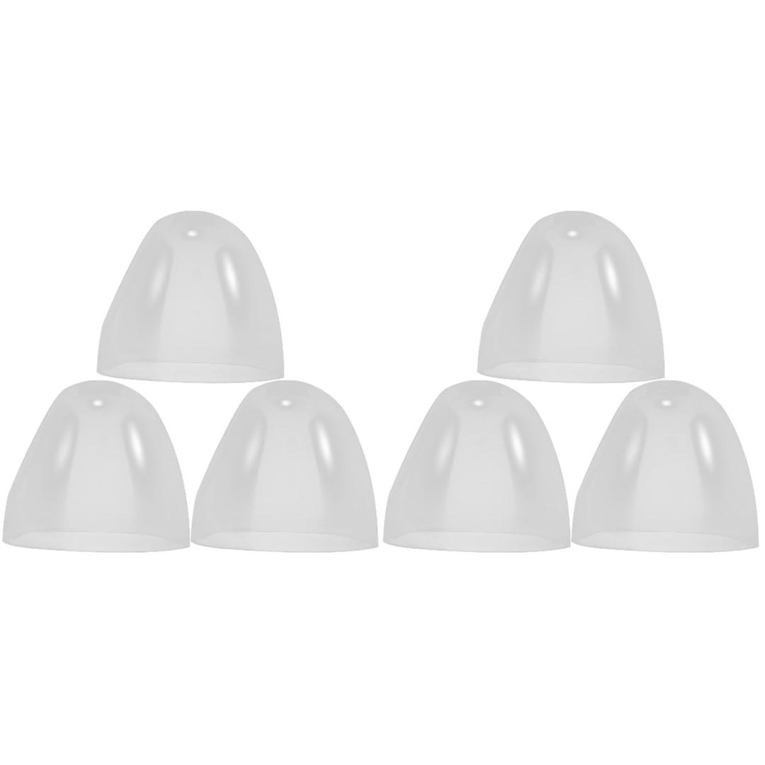 Toyvian 6 Pcs Bottle Accessories Bottle Caps Plastic Feeding Bottles Caps Clear Milk Bottle Caps Plastic Milk Bottle Lids Transparent Feeding Bottles Caps Clear Milk Bottle Lids