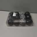 Hollyone 3.15"/80mm Blue Christmas Ball Ornaments 12 Pcs Shatterproof Christmas Tree Relief Ornament Set Large Hanging Balls for Xmas Wedding Holiday Wreath Home Decorations