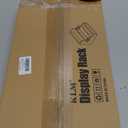 KLM Liquor Bottle Display Shelf, Coffee Syrup Rack Organizer, 3 Step Countertop Liquor Wine Rack, mini bar,liquor cabinet, Home Retro Bar Shelf Stand for Liquor Whiskey, Spirits