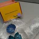 BCS Ceramic Pinch Bowls Set of 6, Small Bowls for Dipping - Cooking Prep & Charcuterie Board Bowls, Soy Sauce Dish, Turquoise Handmade Decorative Serving Dishes (3.2'' - 3 oz)