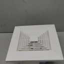 METALBEE Bathroom Exhaust Fan, Quiet Square Bathroom Ceiling Fan 100CFM, 1.0 Sones Low Noise, All-Copper Motor, 4-Inch Duct, Installation Size 7.8"x7.8", Ideal for Home, Hotel, Office