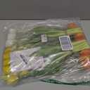 40pcs Fake Flowers Tulips Artificial PU Flower 15pcs Real Touch 14" for Spring Easter Home Kitchen Wedding Bouquet Bulk Mother's Gift Day Decorations(Multicolor, White, Sunset Red/Orange, Yellow)