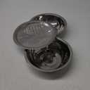 10.24in Multifunctional Stainless Steel Basin,3-in-1 Stainless Steel Basin Strainer Set, Including Solid Basin Drainer and Grater, Easy to Clean and Improve Cooking Efficiency