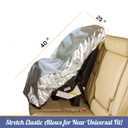 Car Seat Sun Shade Cover - Keep Your Baby's Carseat at a Cooler Temperature - Covers and Blocks Out Heat & Sun - Protection from UV Sunlight - Mommy's Helper