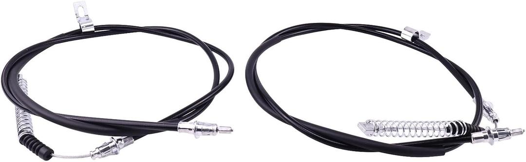 JZGRDN 2PCS Parking Brake Cable 15189791 15189792 C660000 C660001 Compatible With Chevrolet Silverado 1500 1999-2006, 2500 1999-2004, 1500 Classic 2007