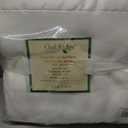 OakRidge Satin Fleece Blanket, Full/Queen, Twin or King Size  100% Polyester Lightweight Fabric and Cozy Satin Binding Edges in Tightly Folding Travel Blanket, White