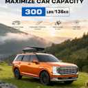 Wonderdriver 300lbs Lockable Roof Rack Cross Bars Compatible with Hyundai Palisade 2026,Heavy Duty Aluminum Roof Rails Crossbars Canoe Black Rooftop Cargo Luggage