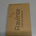 Ravinte 10 Pack 3" Drawer Pulls Flat Black Cabinet Cup Pulls Kitchen Hardware Cabinet Handles Drawer Handles Knobs 3 inch Hole Center