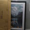 12x16 Frame Black, Display Picture 10x14 with Mat or 12 x 16 Without Mat, Wall Hanging Large Picture Frame for Diamond Art Painting 30x40cm - 1 Pack