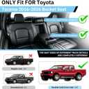 Tacoma Seat Covers Custom Fit for Toyota Tacoma 2016-2023 Leather Full Set
SR SR5 TRD Double Cab/Crew Cab Nappa Waterproof 5 Seats Breathable Fully Covered Car Seat Protector Anti-Scratch